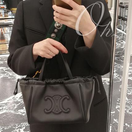 直営店買付 CELINE スモールカバス キュイルトリオンフ トート